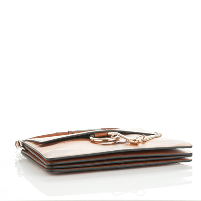 Chloe Calfskin Patchwork Medium Faye Shoulder Bag Caramel 4 of 8