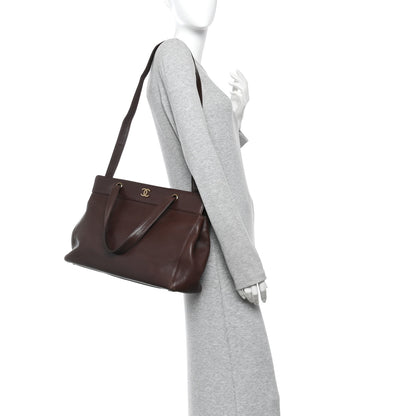 Chanel Calfskin Shopper Tote Brown 2 of 16