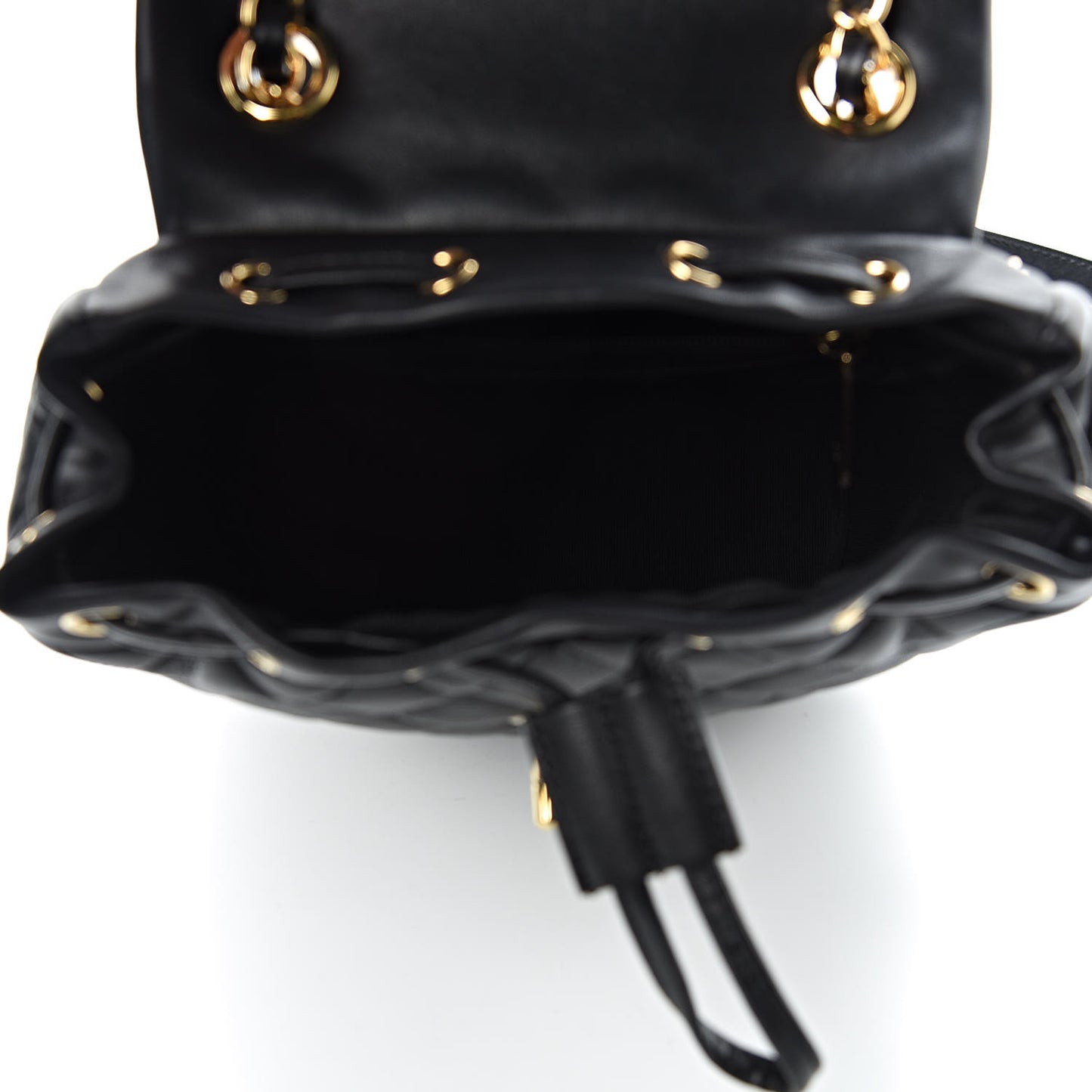 Calfskin Quilted Mini Urban Spirit Backpack Black