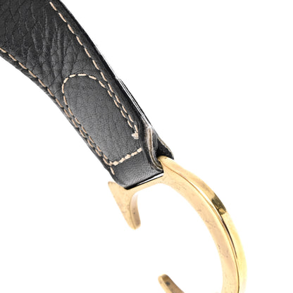 Christian Dior Calfskin Saddle Bag Black 16 of 16