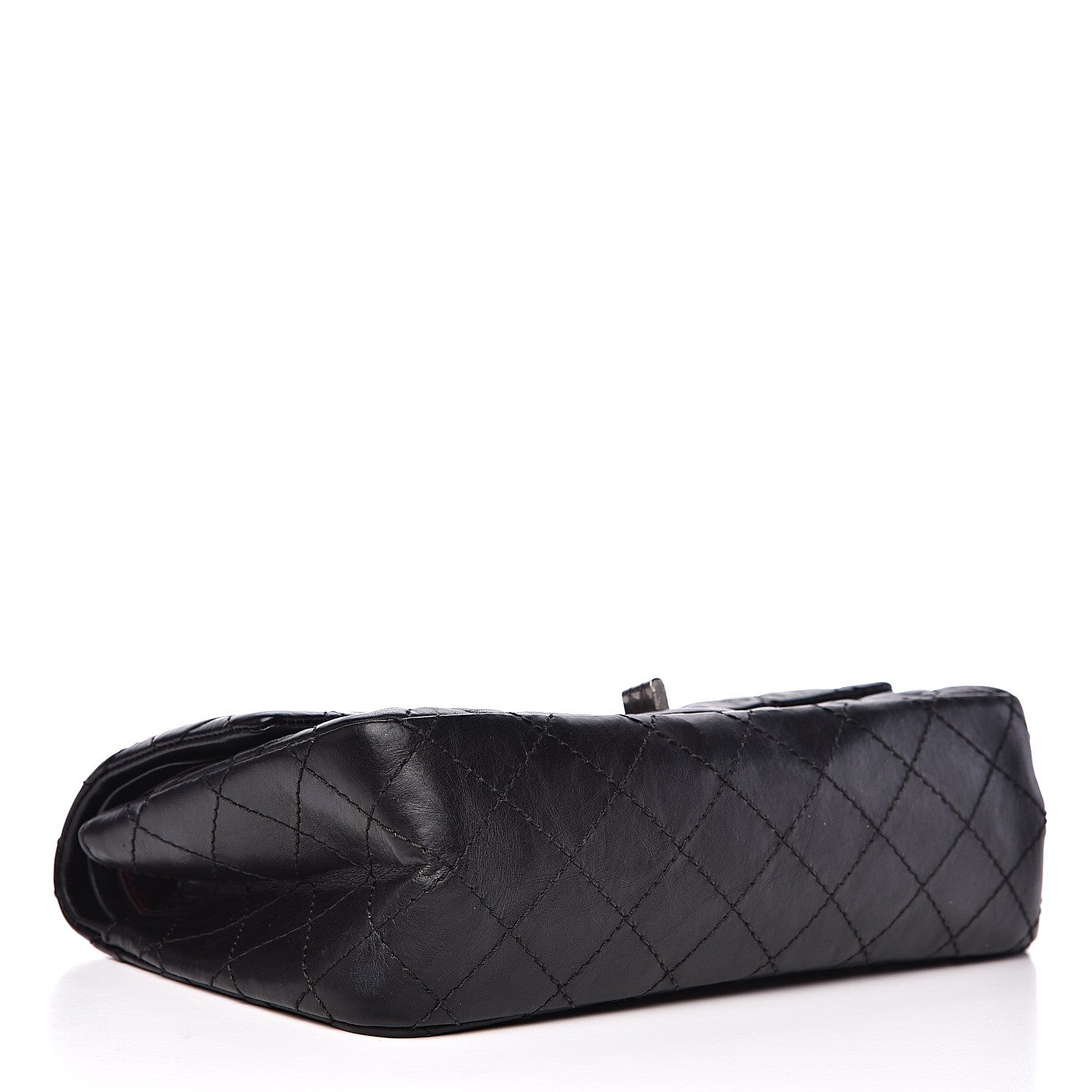Chanel Aged Calfskin Quilted 2.55 Reissue 225 Flap Black 3 of 11