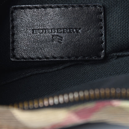 Burberry Calfskin Check Hobo Brown 6 of 14