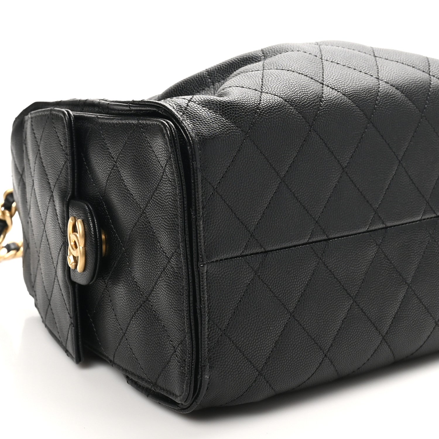 Chanel Caviar Quilted Small Chanel 25 Handbag Black 8 of 9