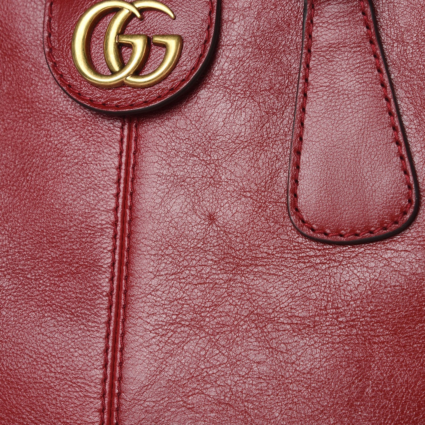 Calfskin Large Re(Belle) Top Handle Bag Red