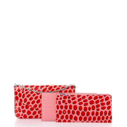 Louis Vuitton Vernis Jungle Dots Pochette Felicie Sugar Pink Poppy 3 of 11