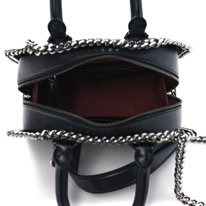 Stella McCartney Eco Alter Nappa Mini Falabella Box Sun Handle Bag Black 5 of 9