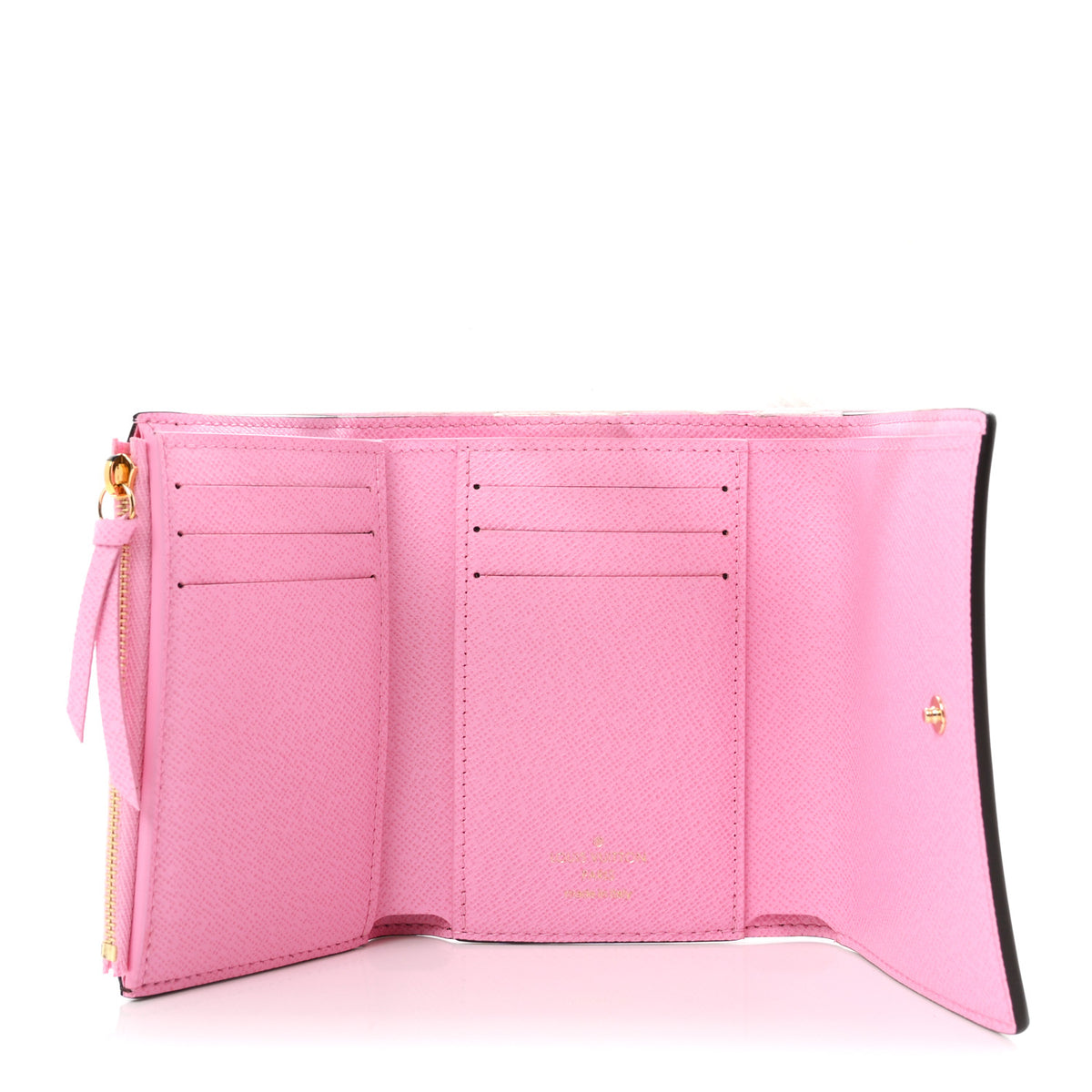 Monogram 2023 Christmas Animation Alpine Victorine Wallet Wisteria Pink