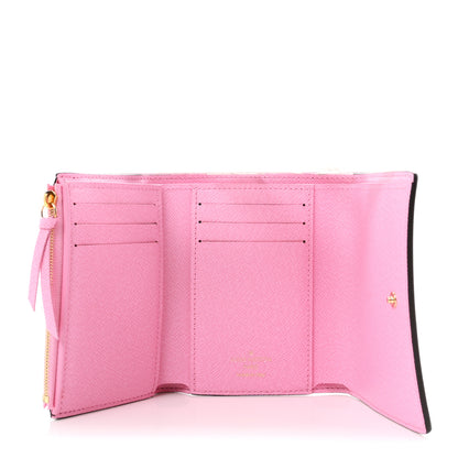 Louis Vuitton Monogram 2023 Christmas Animation Alpine Victorine Wallet Wisteria Pink 5 of 7