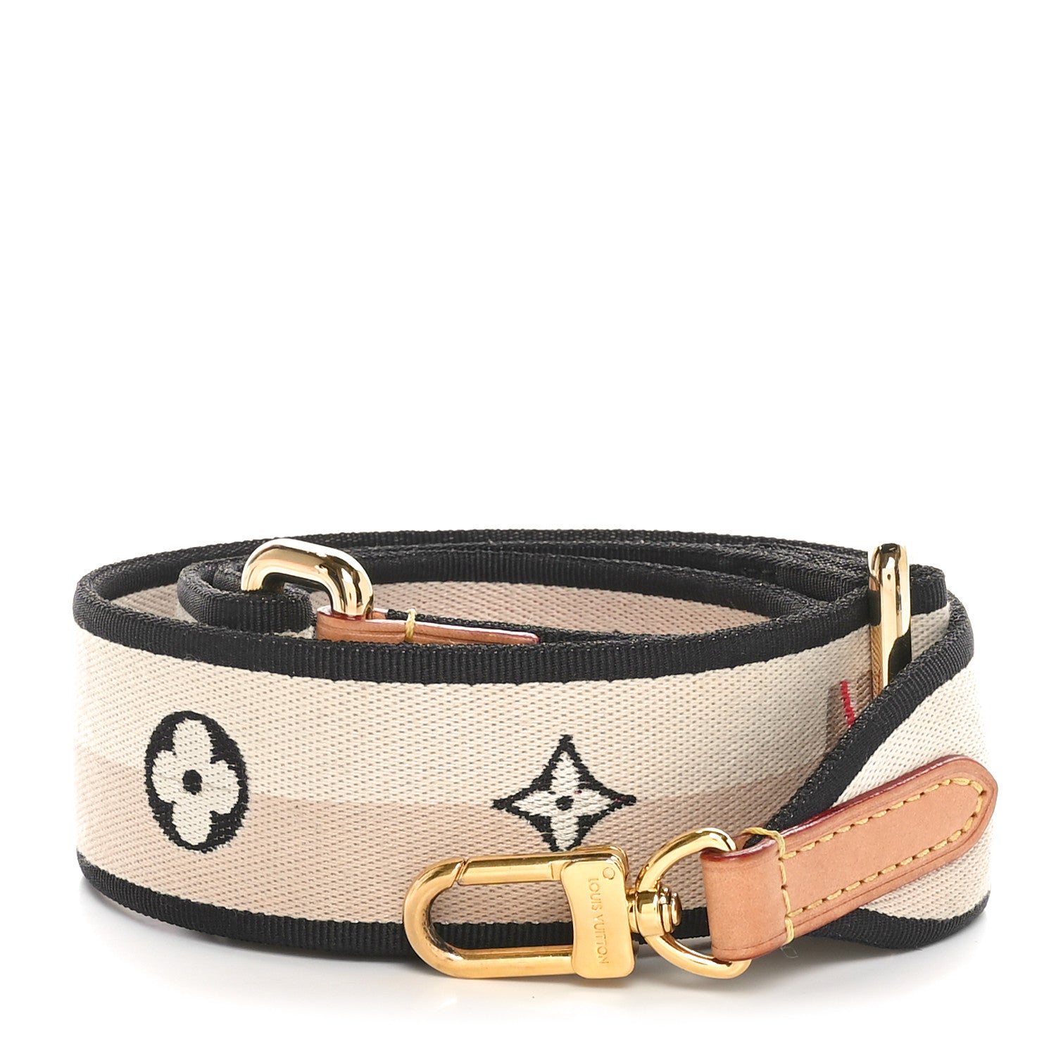 Louis Vuitton Jacquard Speedy Bandouliere 20 Shoulder Strap Black 1 of 3