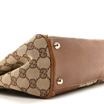Gucci Monogram Calfskin Large Bardot Shoulder Bag Brown 8 of 14