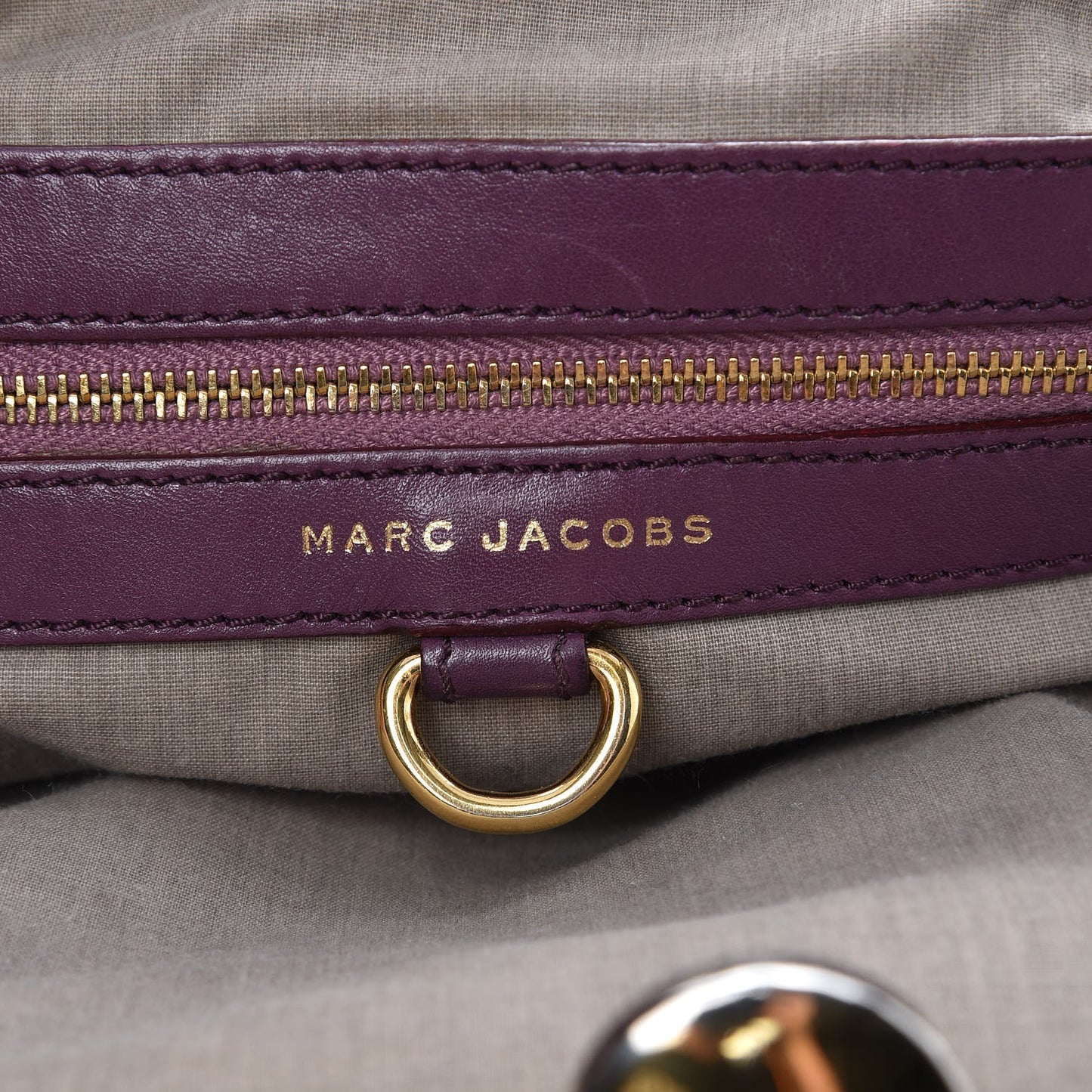 Calfskin Quilted Stam Purple