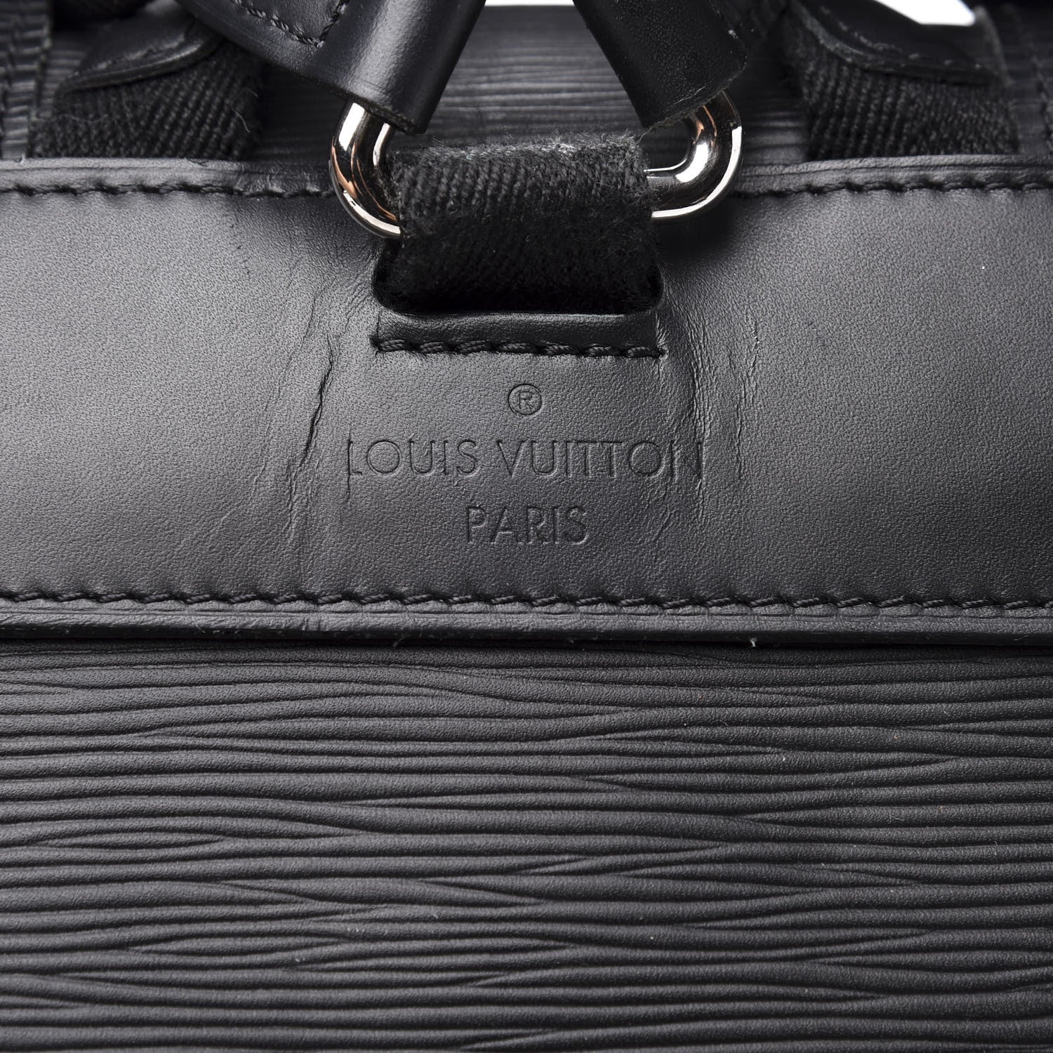 Louis Vuitton Epi Christopher Backpack PM Black 10 of 13
