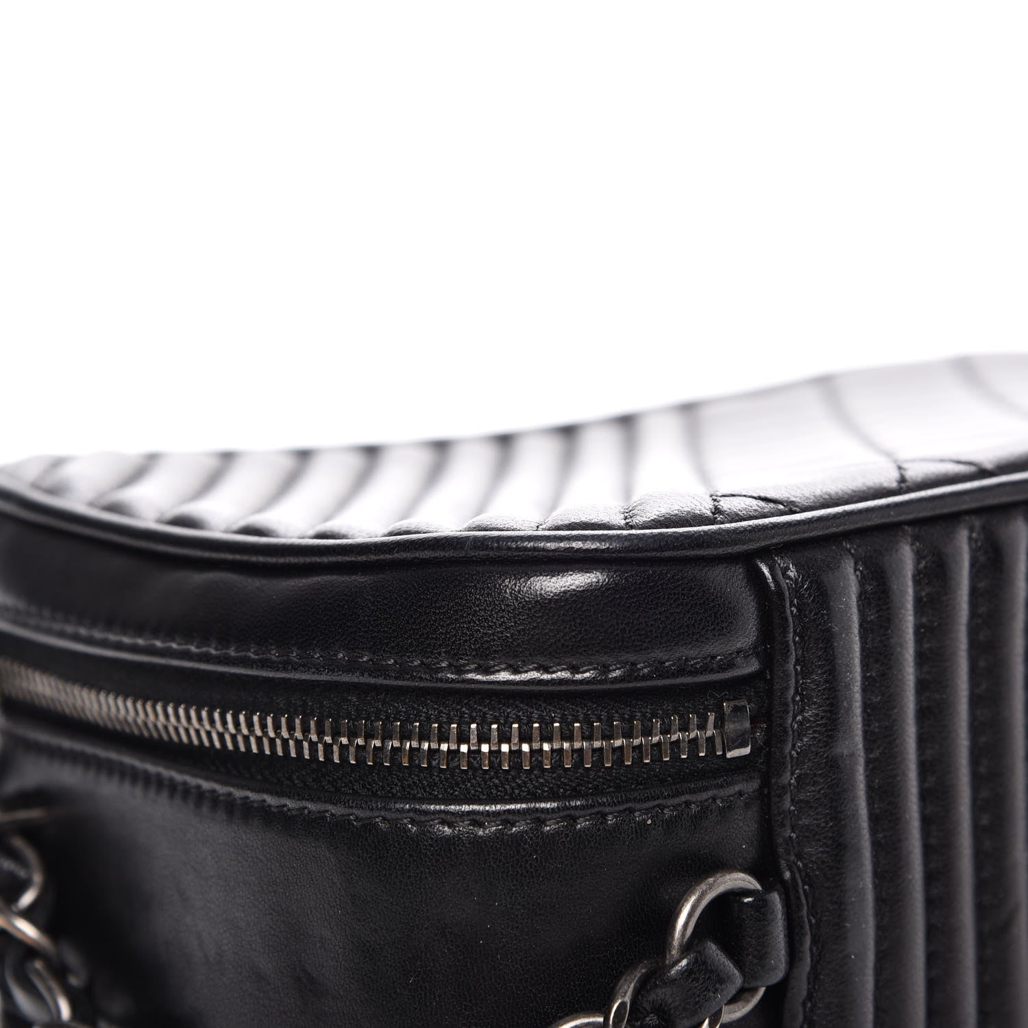 Chanel Lambskin Small Coco Boy Camera Case Black 12 of 16
