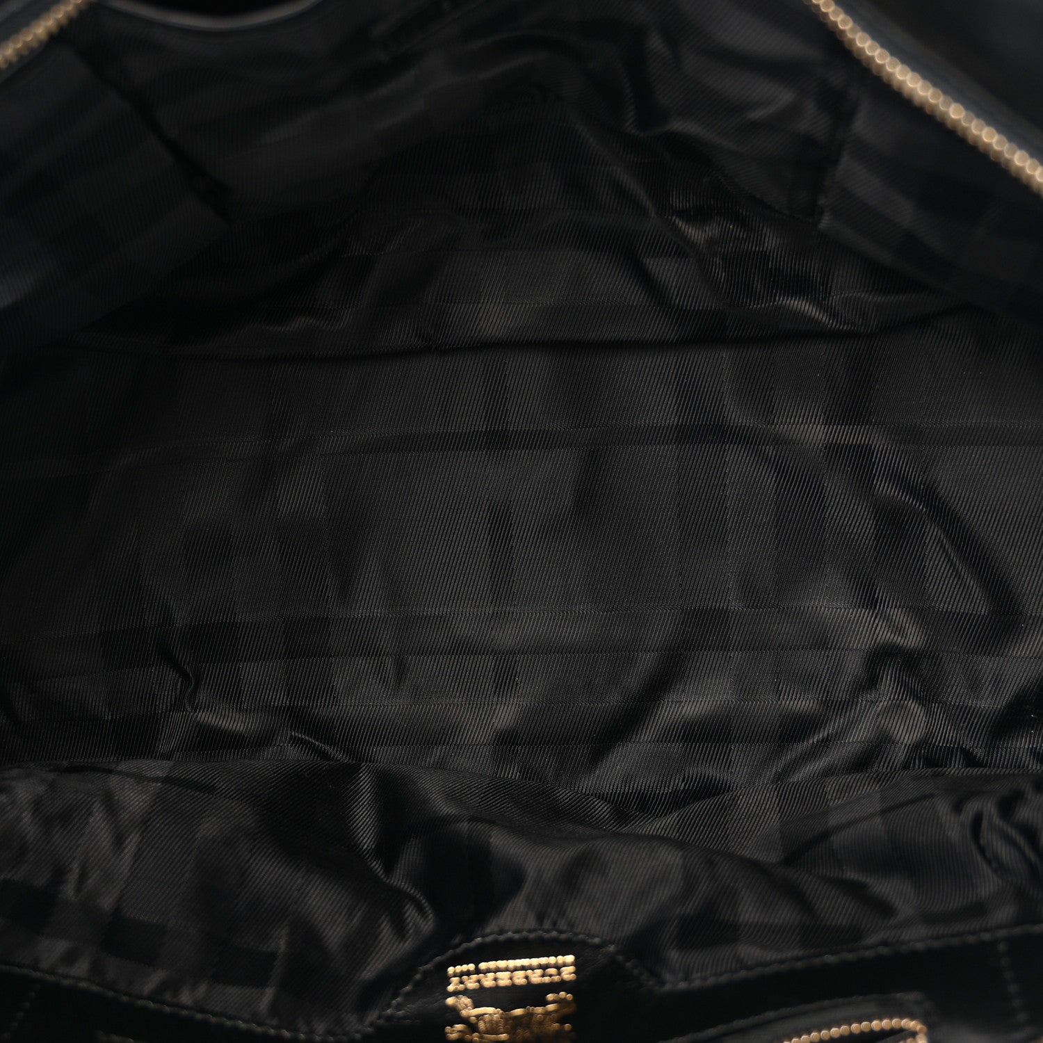 Burberry Calfskin Quilted Large Manor Tote Black 5 of 14