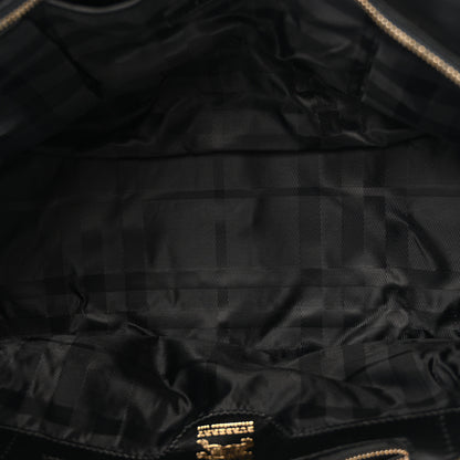 Burberry Calfskin Quilted Large Manor Tote Black 5 of 14