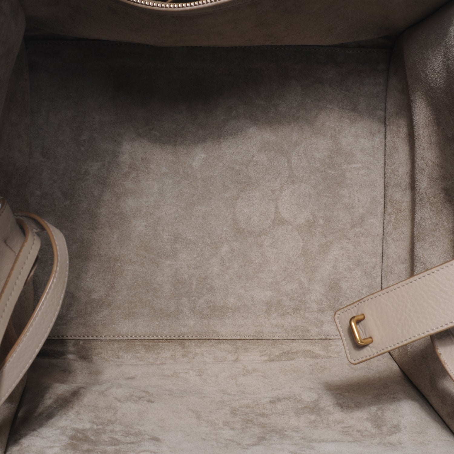 Celine Calfskin Small Phantom Luggage Beige 5 of 8