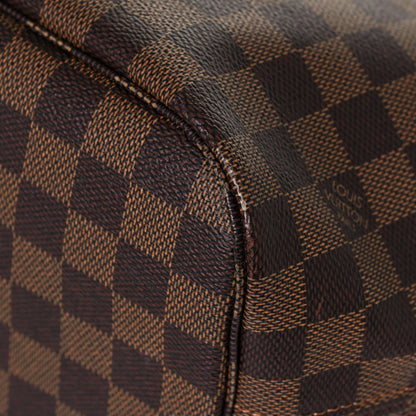 Louis Vuitton Damier Ebene Neo Neverfull MM Rose Ballerine 12 of 14