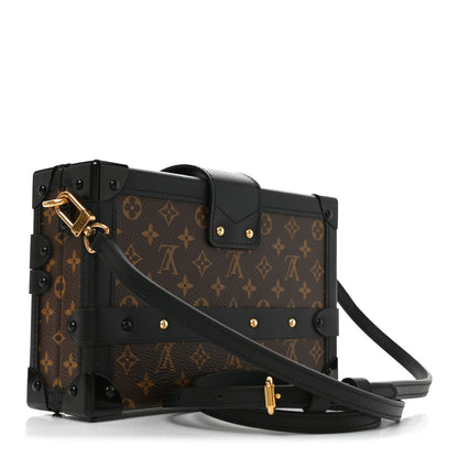 Louis Vuitton Monogram Petite Malle Black 3 of 9
