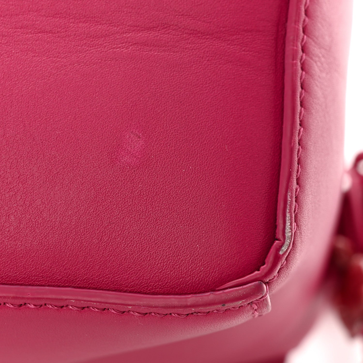 Loewe Satin Calfskin Monochrome Small Puzzle Edge Bag Ruby Red Glaze 11 of 11