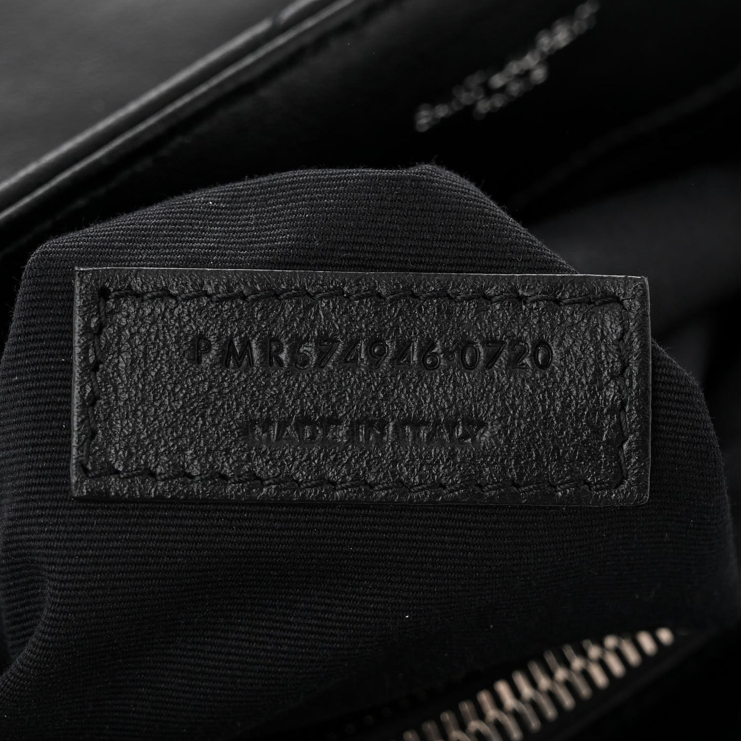 Calfskin Y Quilted Monogram Medium Loulou Chain Satchel Black