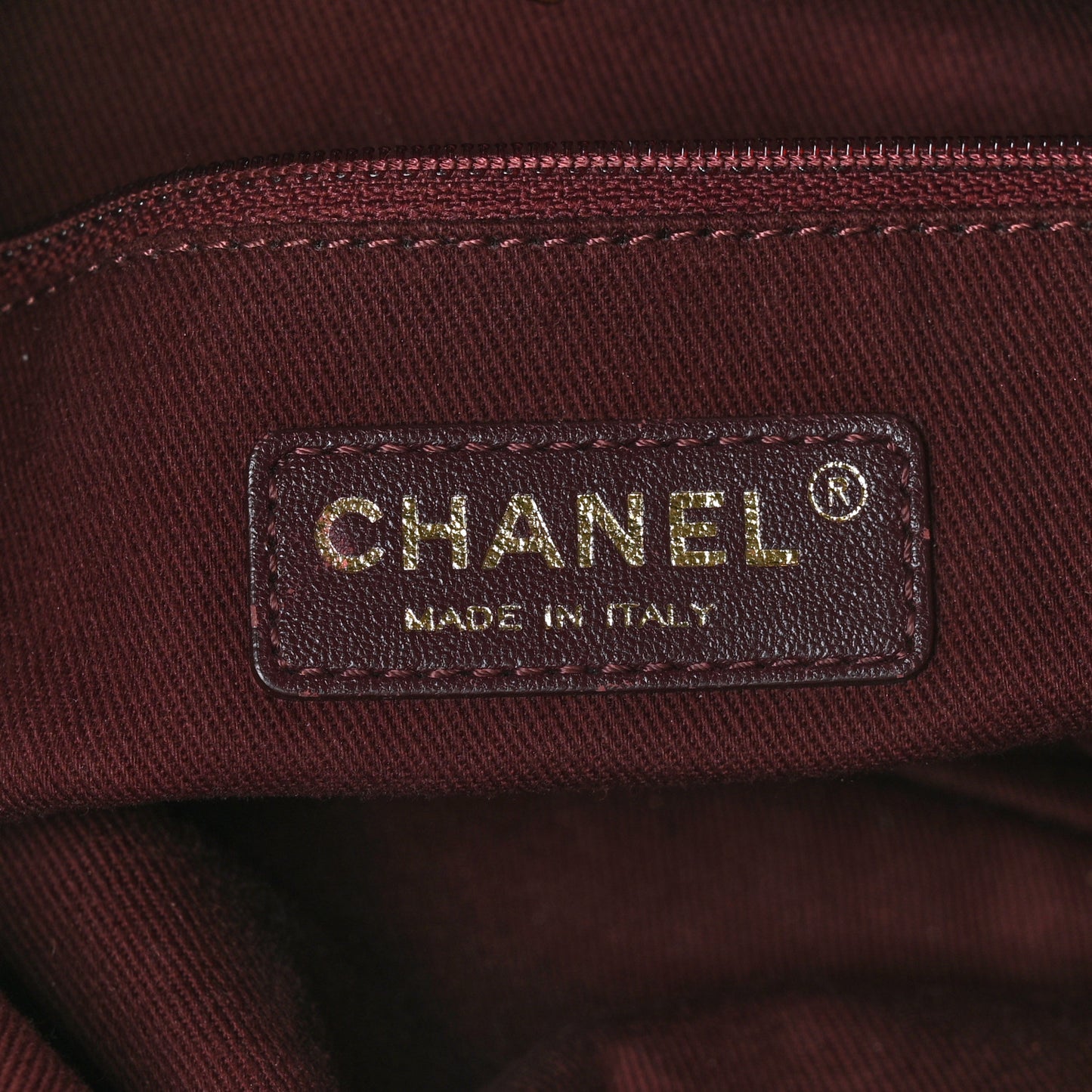 Calfskin Quilted Medium Soft Elegance Tote Burgundy
