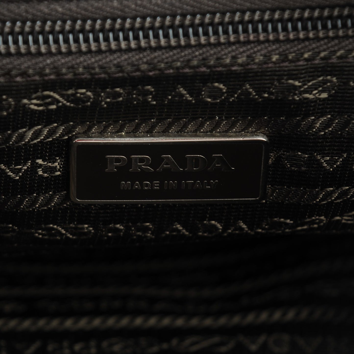 Nylon Vela Flat Messenger Bag Ebano