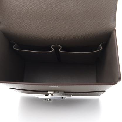 Hermes Epsom Cinhetic Boxy Top Handle Bag Etoupe 5 of 11