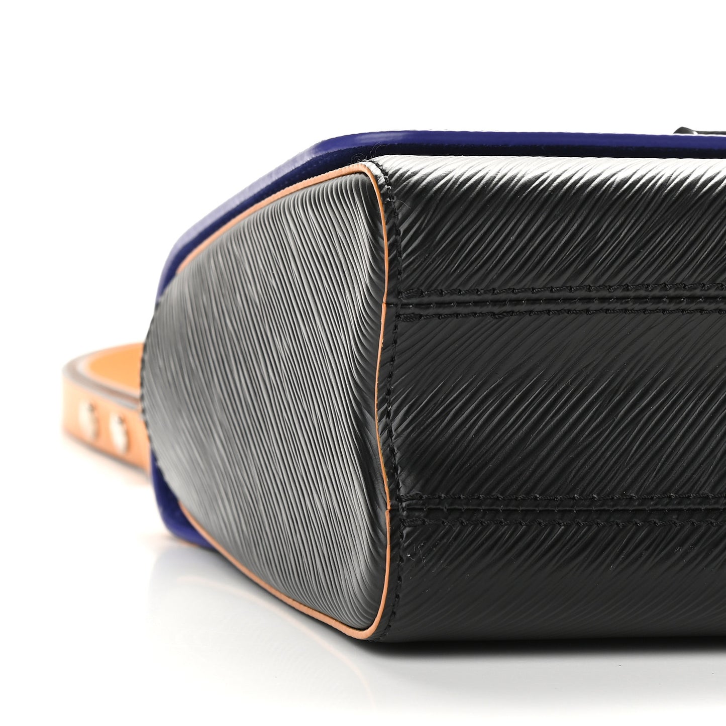 Epi Twist Shoulder Bag MM Black Orange