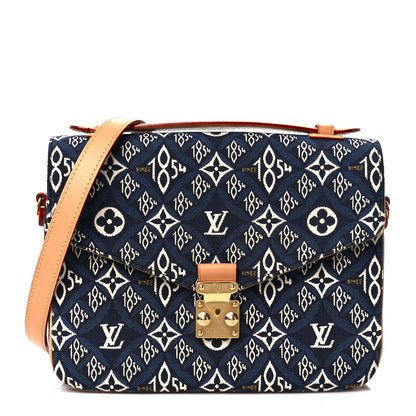 Louis Vuitton Jacquard Since 1854 Pochette Metis Blue 1 of 11
