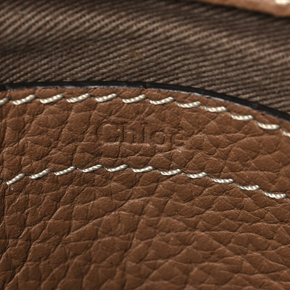 Chloe Calfskin Mini Marcie Round Crossbody Bag Nut 5 of 6
