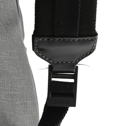 Gucci Coated Canvas Interlocking G Travel Backpack Black 10 of 13