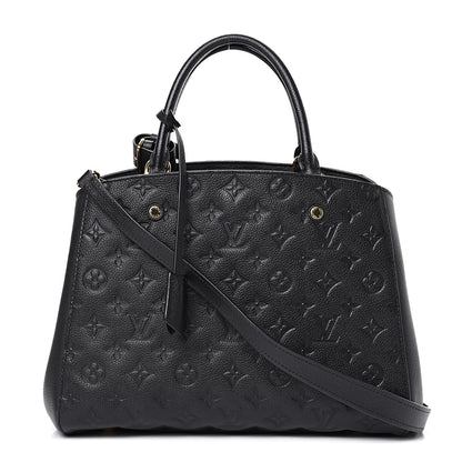 Louis Vuitton Empreinte Montaigne MM Black 1 of 10