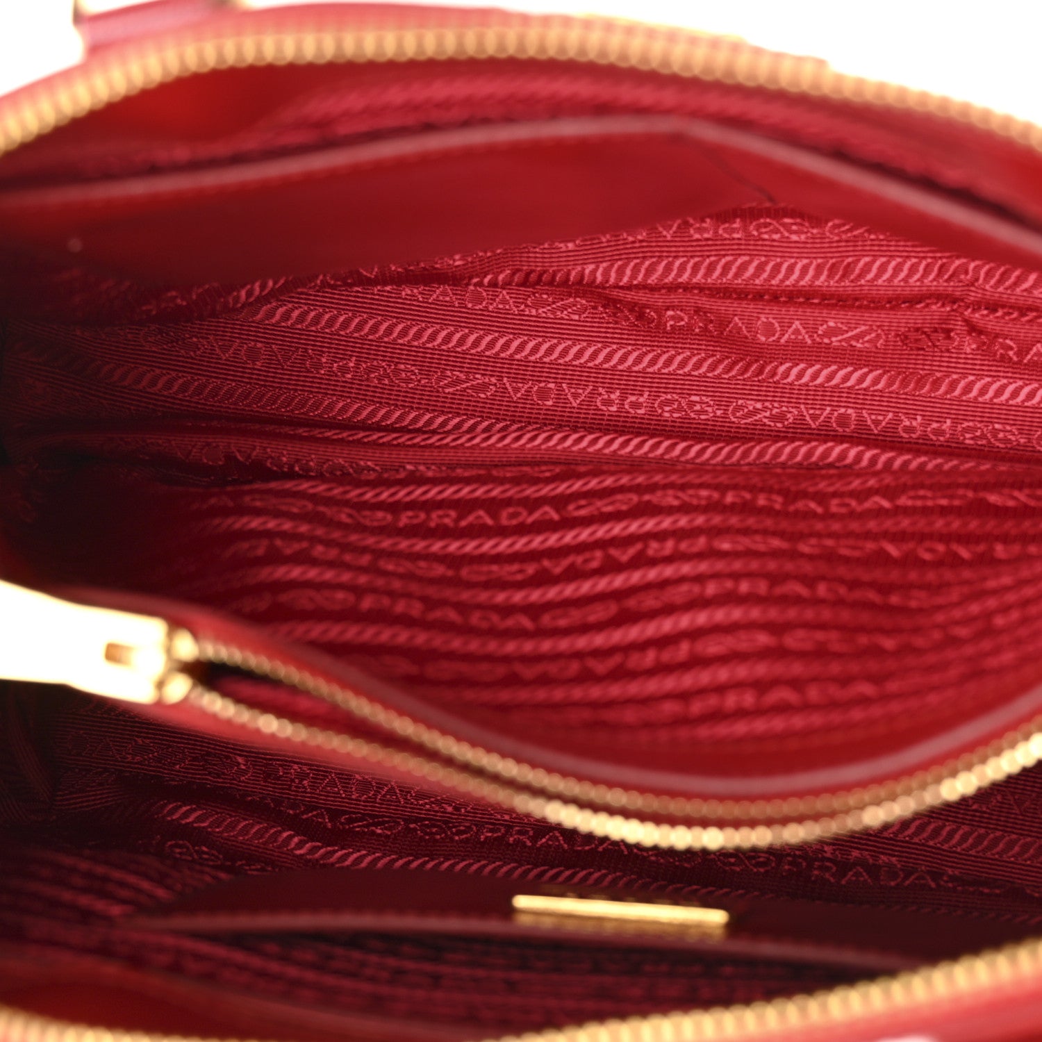 Prada Saffiano Vernice Medium Promenade Tote Rosso 1754559
