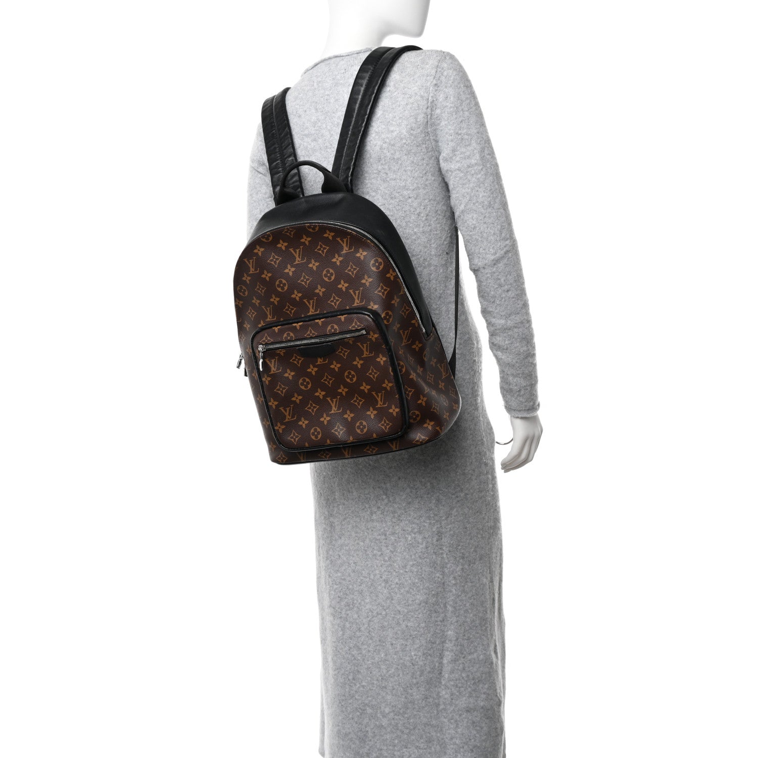 Louis Vuitton Monogram Macassar Josh NM Backpack 2 of 10