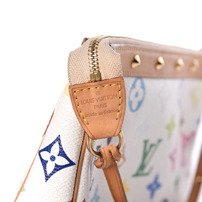 Louis Vuitton Monogram Multicolor Pochette Accessories White 6 of 12