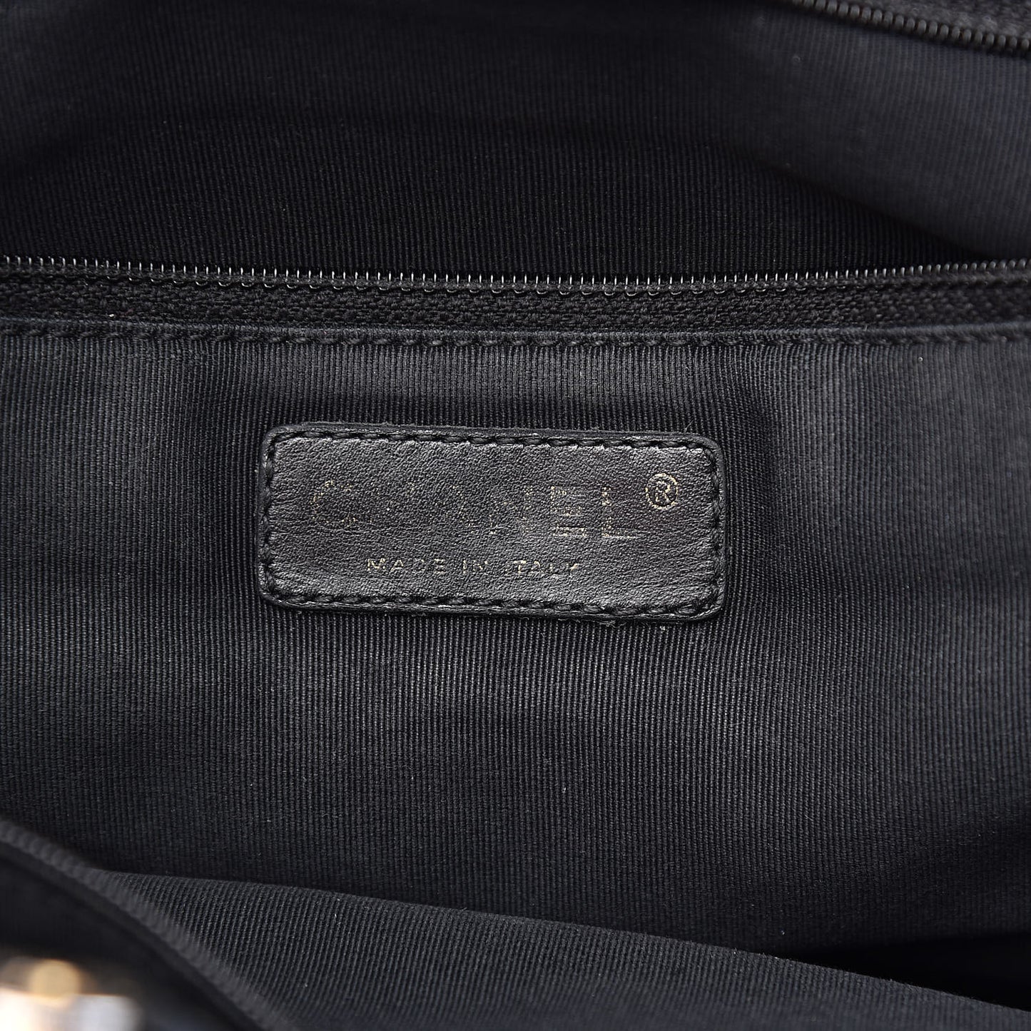 Calfskin Cerf Executive Shopper Tote Black
