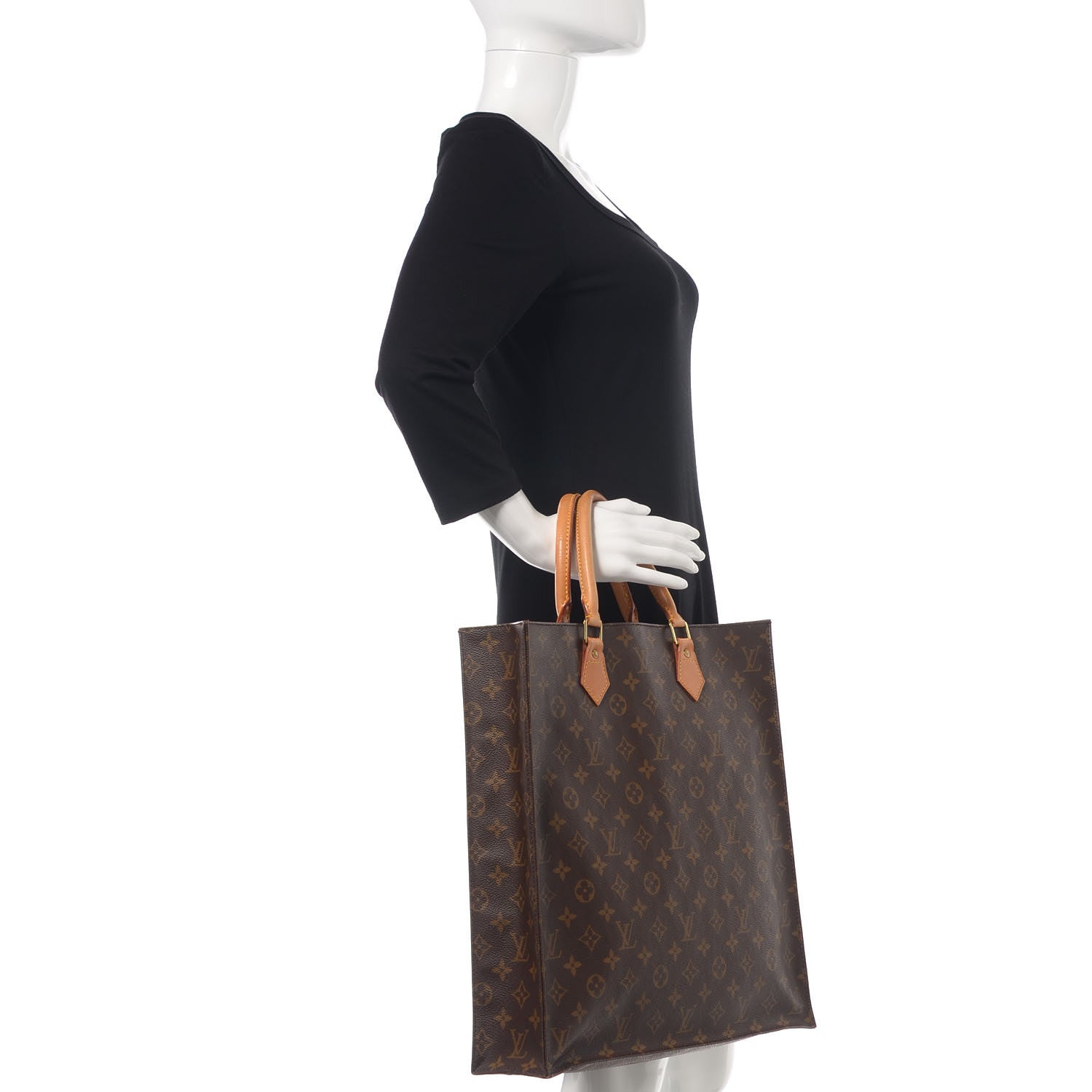 Louis Vuitton Monogram Sac Plat 2 of 13