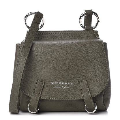 Burberry Soft Grain Calfskin Baby Bridle Saddle Bag Green 1 of 9