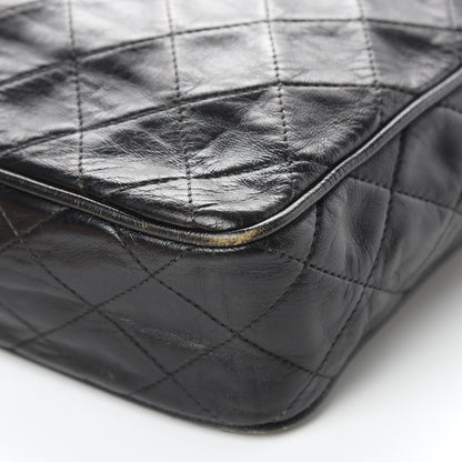 Chanel Lambskin Quilted Flap Shoulder Bag Black 12 of 17