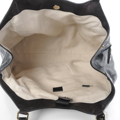 Gucci Guccissima Large Sukey Tote Black 5 of 7