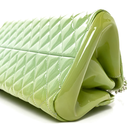 Chanel Patent Quilted Medium Just Mademoiselle Light Green 9 of 9