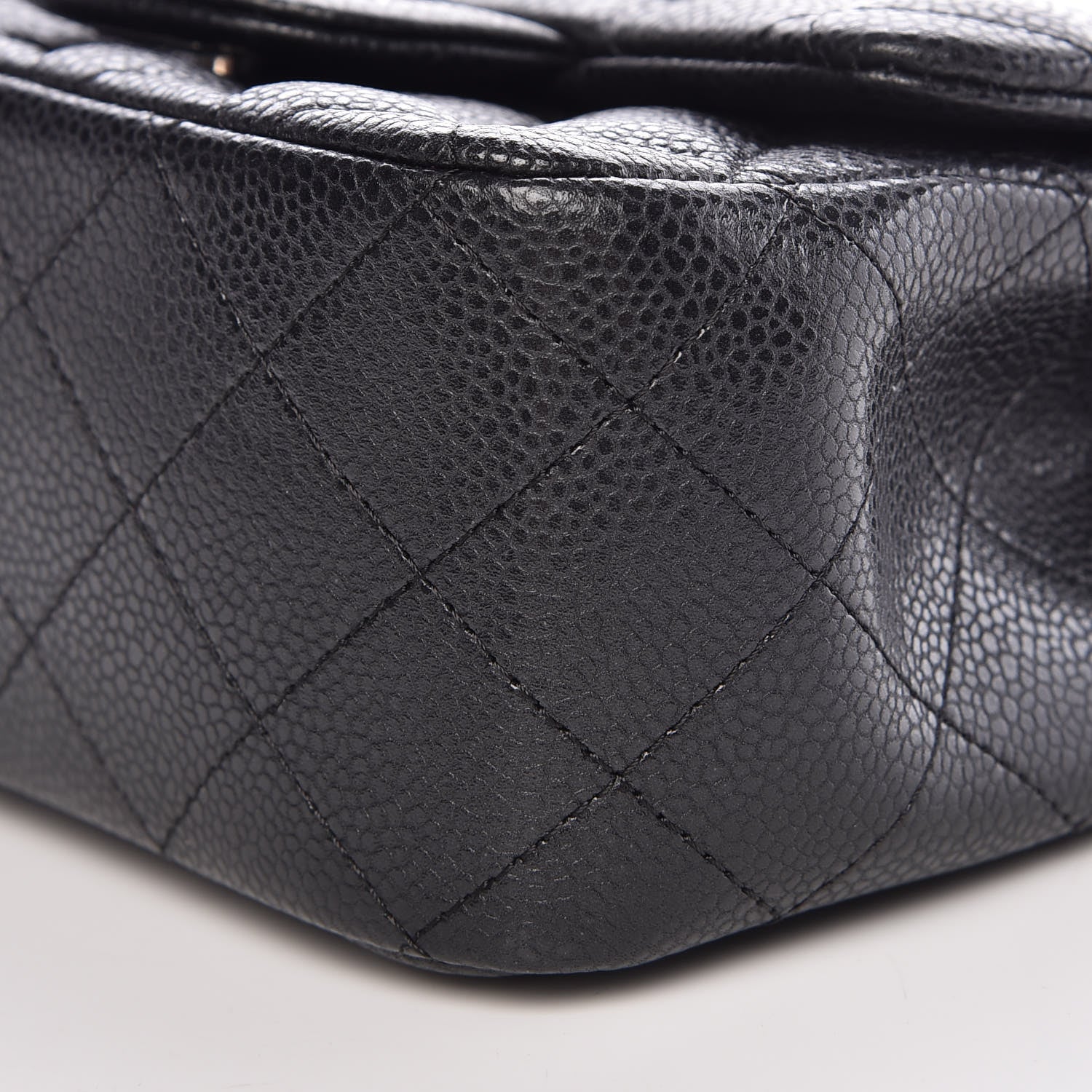Chanel Caviar Quilted Mini Square Flap Black 9 of 11