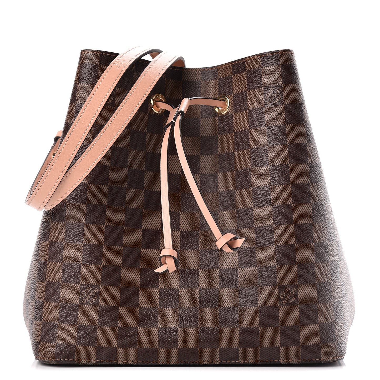 Damier Ebene Neonoe MM Venus Pink