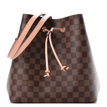 Louis Vuitton Damier Ebene Neonoe MM Venus Pink 1 of 10