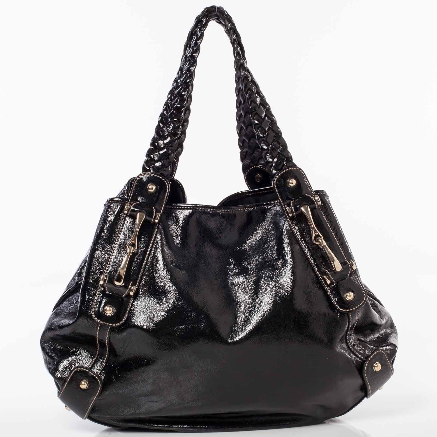 Gucci Patent Leather Medium Pelham Black 4 of 10