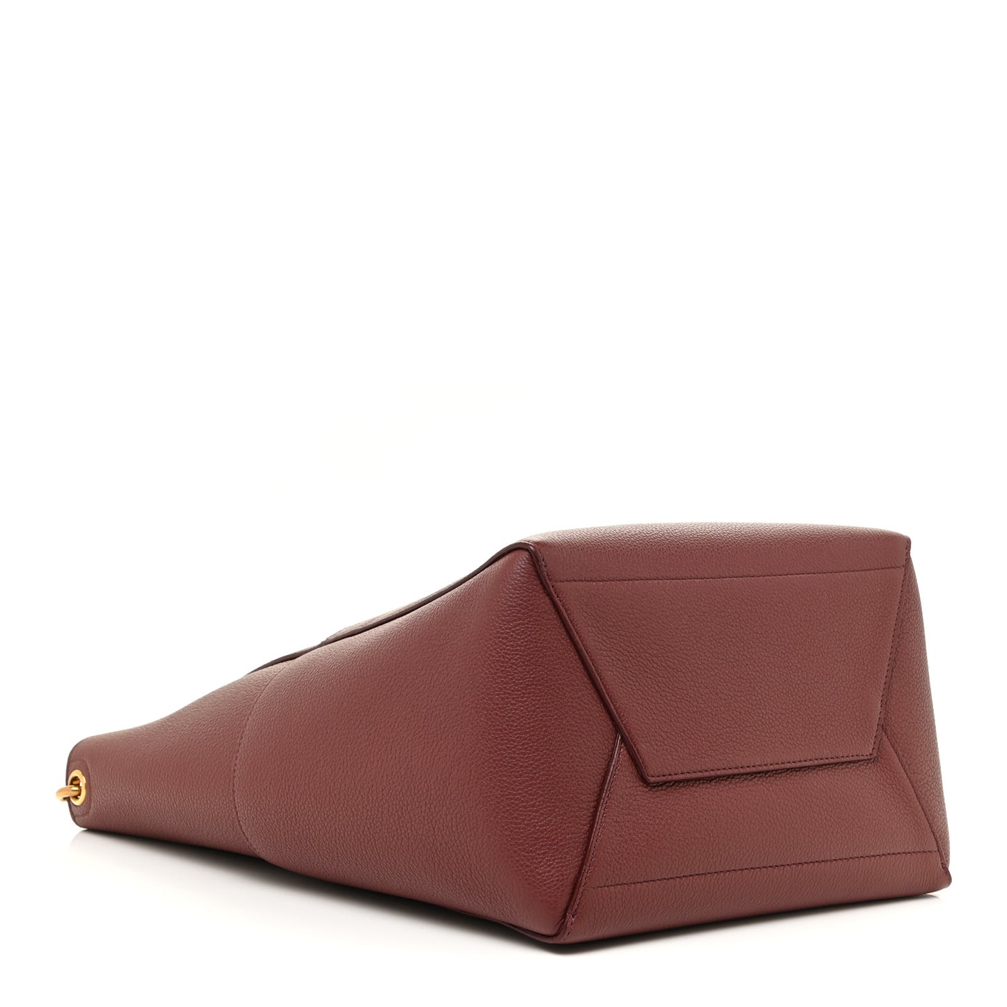 Soft Grained Calfskin Sangle Bucket Bag Red