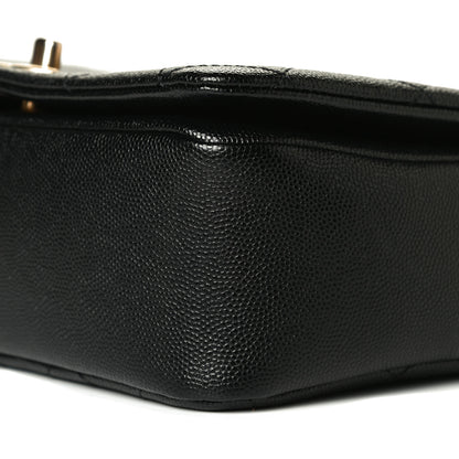 Chanel Caviar Quilted Small Fashion Therapy Flap Bag Black 9 of 11