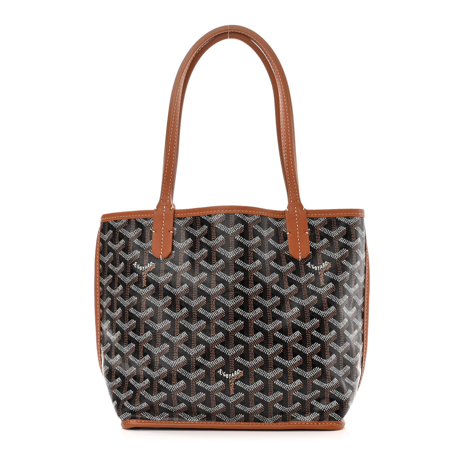 Goyard Goyardine Reversible Mini Anjou Black Gold 3 of 11