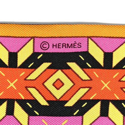 Hermes Silk Belles du Mexique Twilly 3 of 4