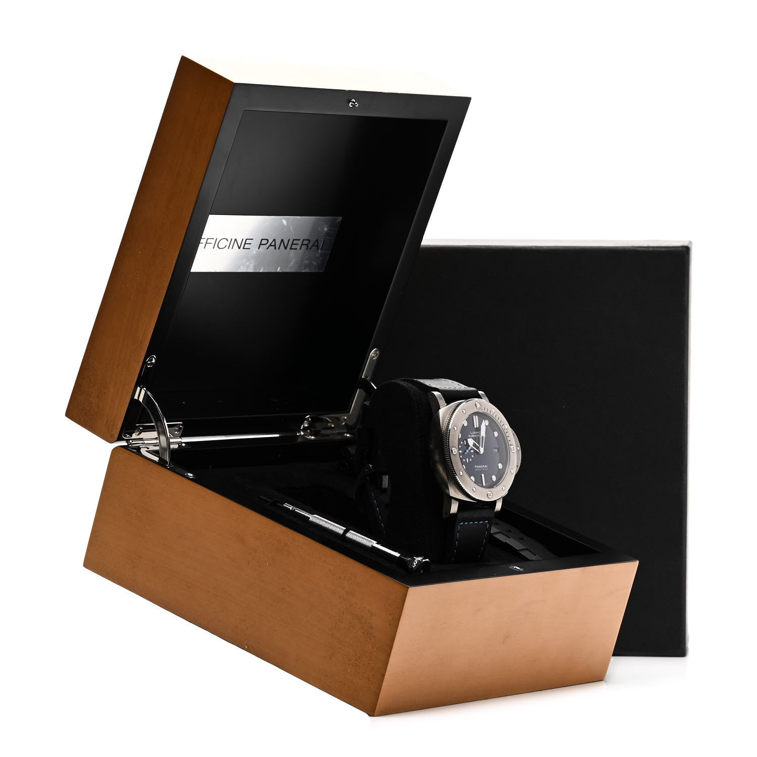 Panerai Titanium Calfskin 47mm Luminor Submersible BMG-TECH Automatic Watch Blue PAM00692 5 of 5